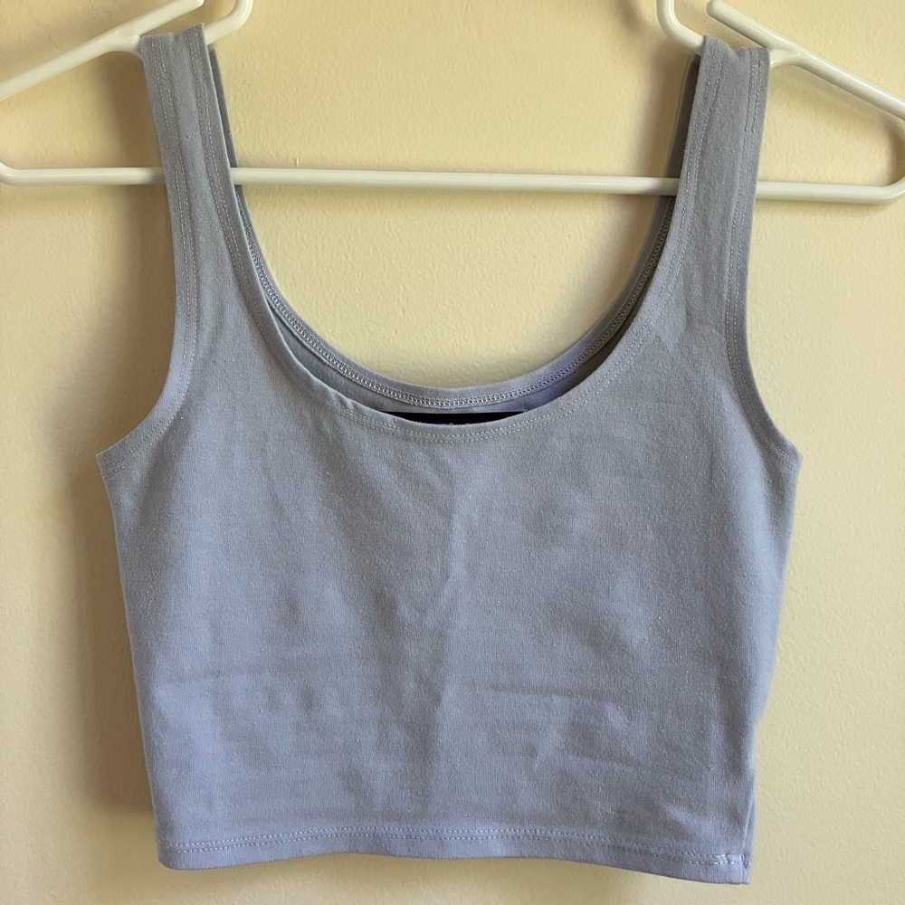 NWOT-Groceries Apparel Organic cotton cropped tank XS